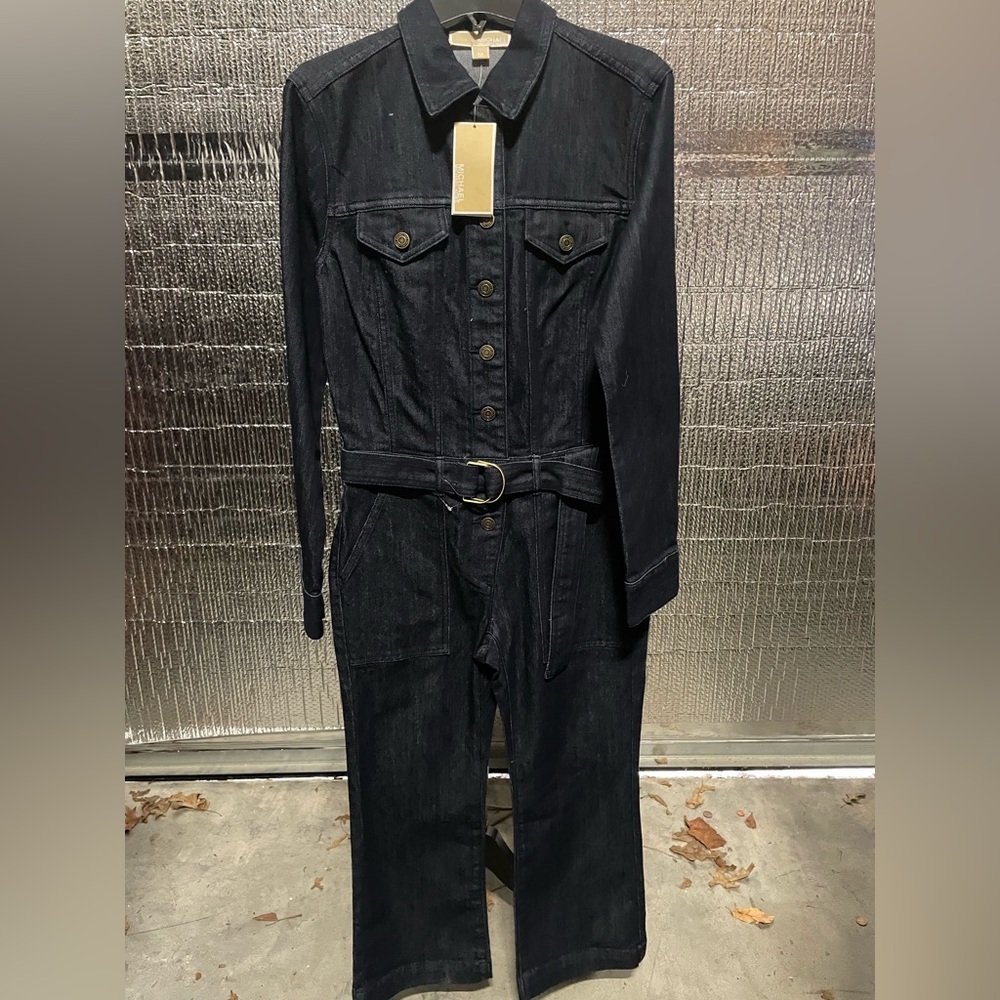MICHAEL KORS JEAN JUMPSUIT WOMENS XS